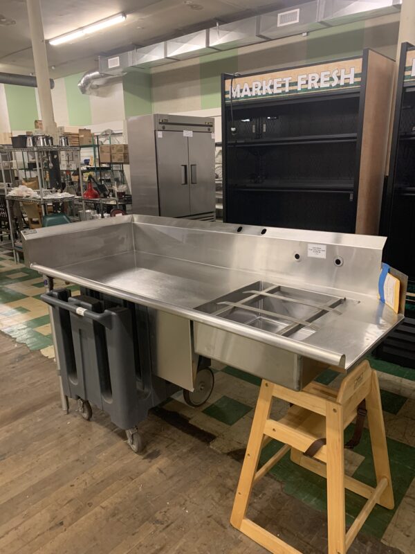 6' Soiled Dishtable